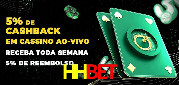 Promoções do cassino ao Vivo HHBET